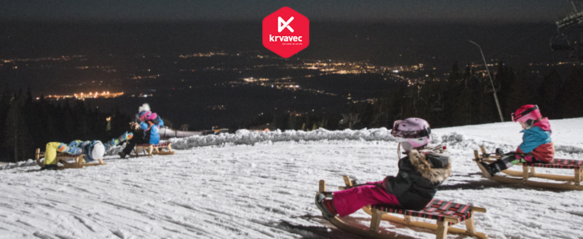 Skijalište Krvavec: noćno sanjkanje - Kuponko.si