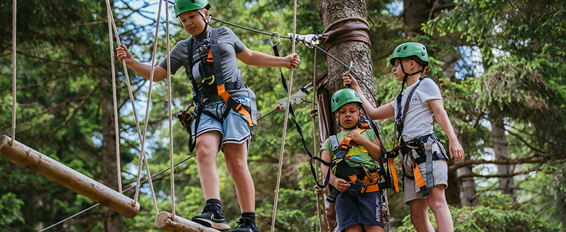 Adrenalinski park Kope: ulaznica s užinom - Kuponko.si