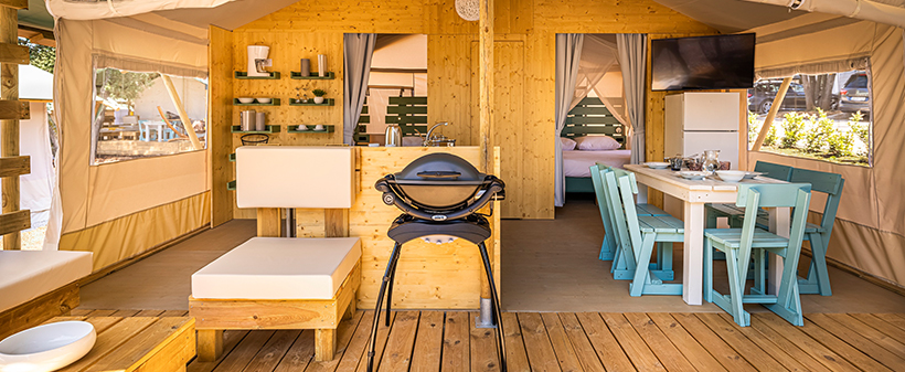 Kamp Amarin 4* u Rovinju, glamping šatori - Kuponko.si