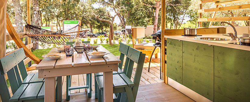 Kamp Amarin 4* u Rovinju, glamping šatori - Kuponko.si
