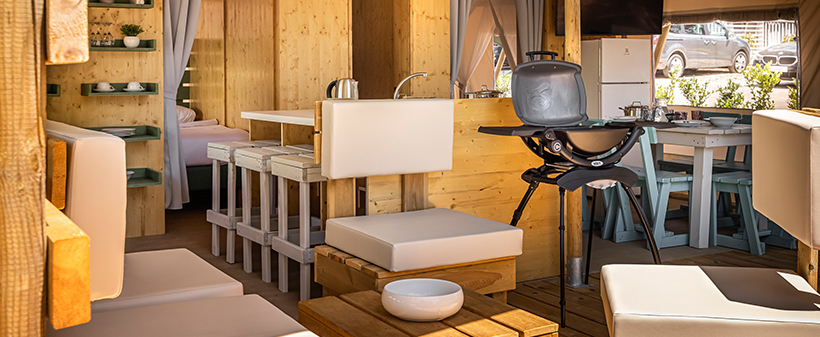 Kamp Amarin 4* u Rovinju, glamping šatori - Kuponko.si