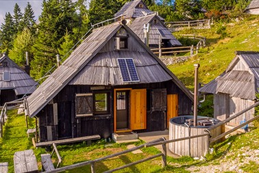 Velika planina resort, najam planinarske kolibe