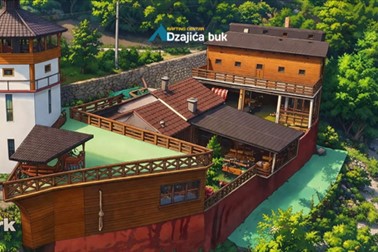 Rafting centar Džajića buk, Konjic: smještaj