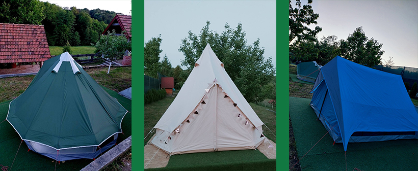 Robinzonski kamp Blue tent Stubičkoj Slatini, odmor - Kuponko.si