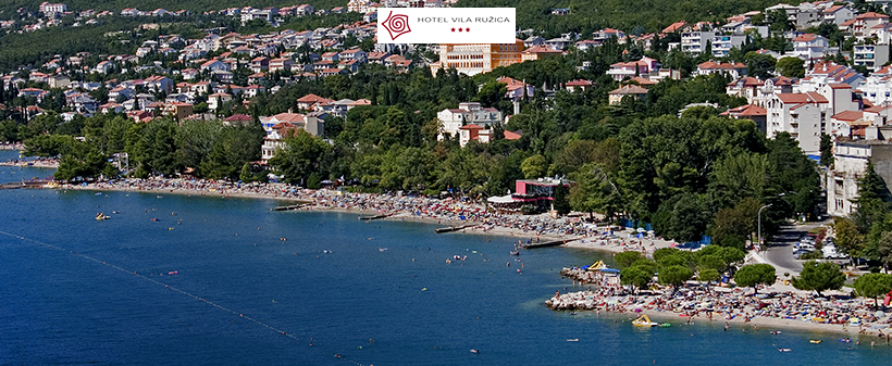 Hotel Vila Ružica 3*, Crikvenica: odmor s polupansionom - Kuponko.si