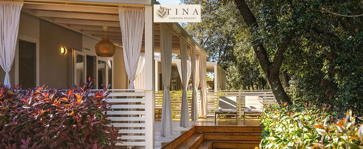 Camping Tina 4*, Vrsar: Premium mobilne kućice - Kuponko.si