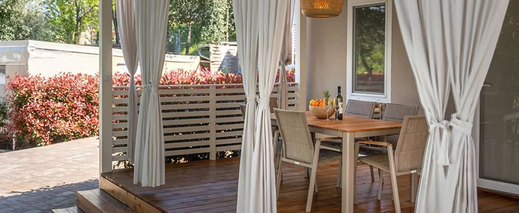 Camping Tina 4*, Vrsar: Premium mobilne kućice - Kuponko.si